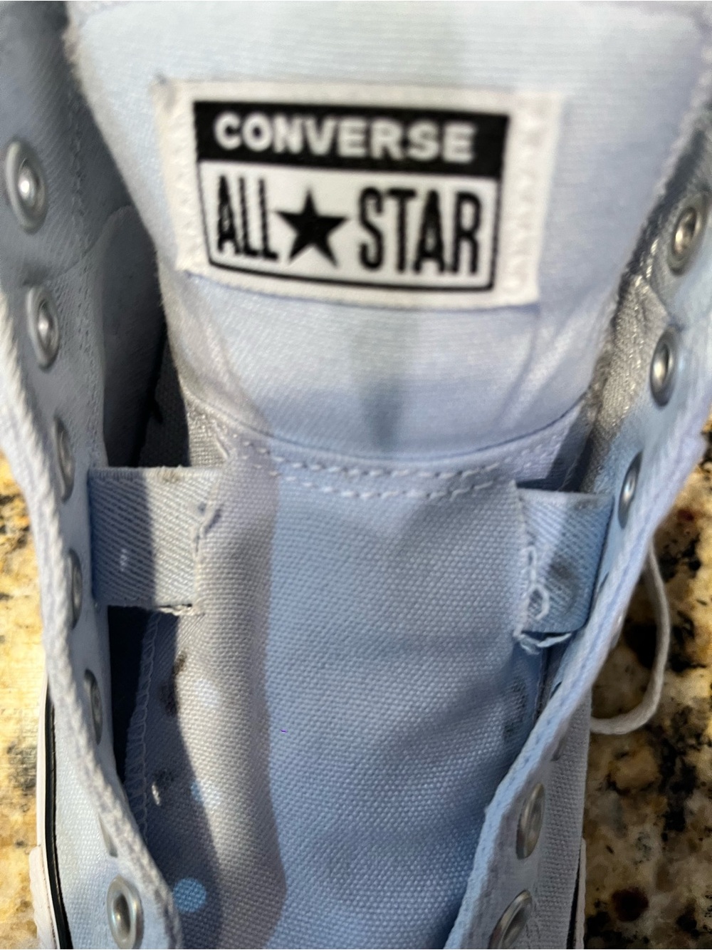 Converse All-Star Light Blue Low Top Canvas Sneakers Men’s 9 Women’s 11 - Picture 11 of 13